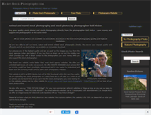 Tablet Screenshot of hicker-stock-photography.com